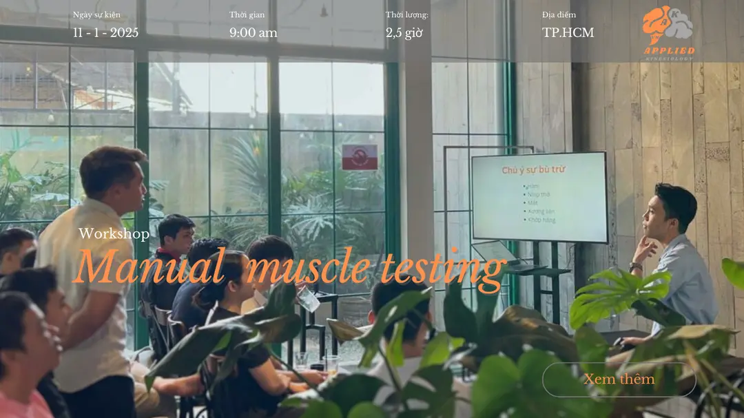 Workshop: Test cơ trong Applied Kinesiology